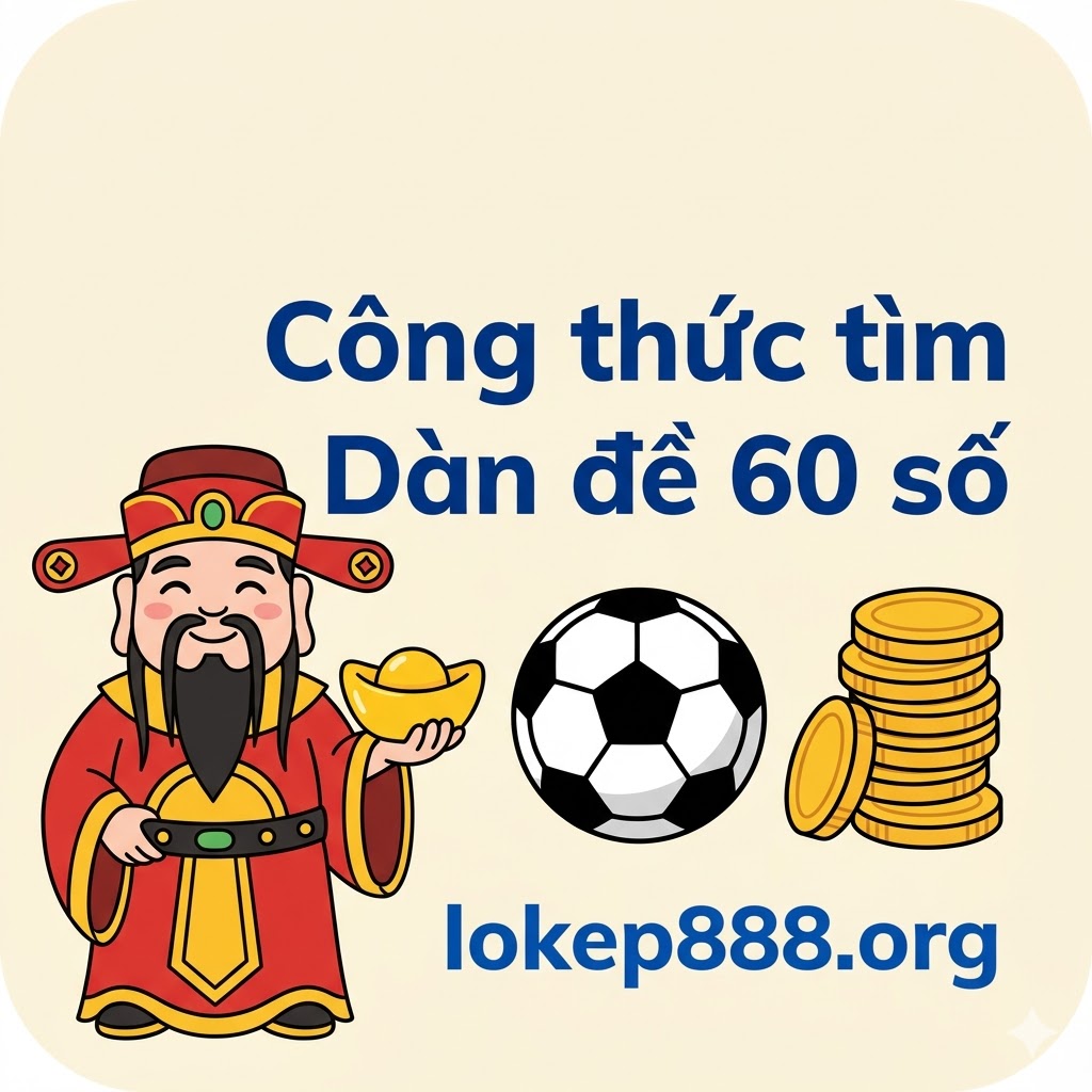 Các công thức tìm được dàn đề 60 số đẹp nhất