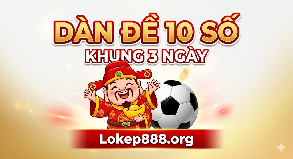Dàn đề 10 số khung 3 ngày