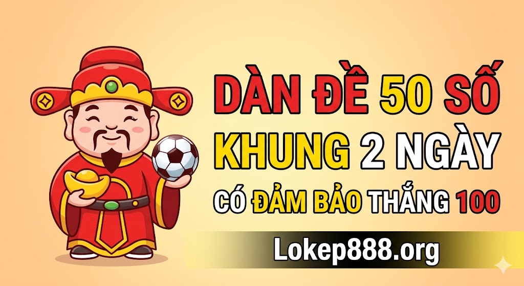 Dàn đề 50 số khung 2 ngày có đảm bảo thắng 100% không?