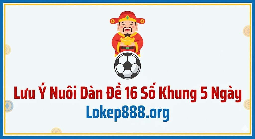 Những Lưu Ý Quan Trọng Khi Nuôi Dàn Đề 16 Số Khung 5 Ngày