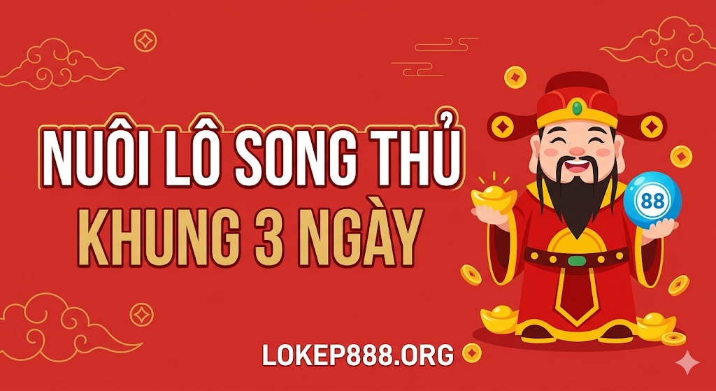 Nuôi Lô Song Thủ Khung 3 Ngày