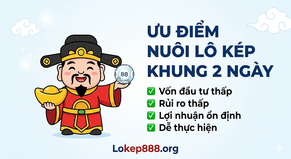 Ưu Nuôi Lô Kép Khung 2 Ngày